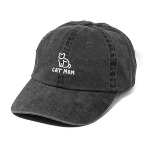 Cat Mom Embroidered Baseball Cap