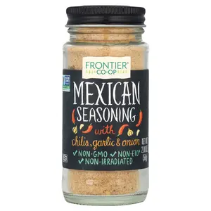 Frontier Co-op Mexican Seasoning, with Chilis, Garlic & Onion, 2 oz (56 g)
