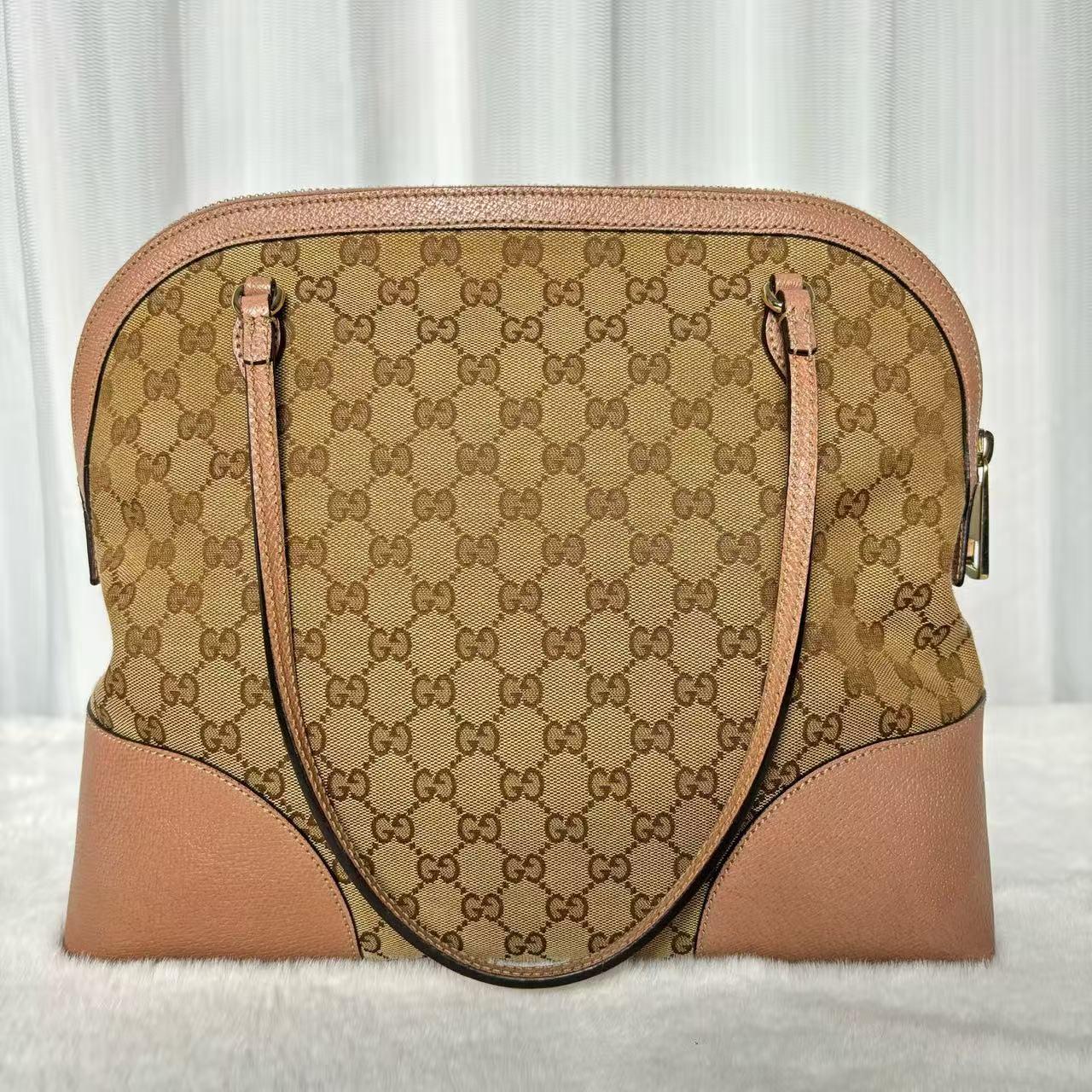 Pre-owned GUCCI GG Supreme Canvas Dome Tote Bag|20252437