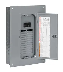 Square D QO124M100PC 100A Main Breaker Installed Load Center