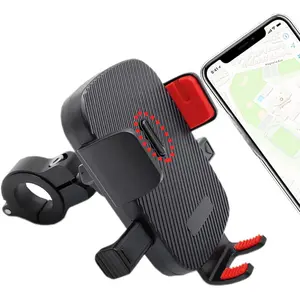 Phone Mount, Phone Mounts,  Alloy Mounting Base Handlebar Cellphone Holder for   ATV Mirror Pole Fits 4''-7'' Smartphones ( Phone Mount)