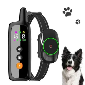 Dog Training Collar With Remote, 2600FT Electronic Shock Collar,Waterproof Electronic Collar 3 Training Modes With Beep, Vibration, and Safe Static Mode, Waterproof Pet Trainer Fit for Small Medium Large Dogs (Black)