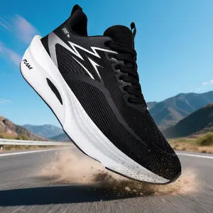 Men's and Women's Couple Shoes Light Breathable Sports Running Shoes Shock-absorbing Rebound Wear-resistant Sweat-absorbing Casual Trainer Runner