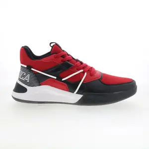 Nautica Benthos CV1752 Mens Red Synthetic Lace Up Lifestyle Sneakers Shoes