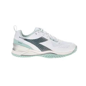 diadora Womens Blushield Torneo 2 All Ground Tennis Sneakers Shoes - Blue, White