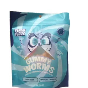 Freeze Dried Gummy worms Candy - Kanpai Foodz- Sweet Snack
