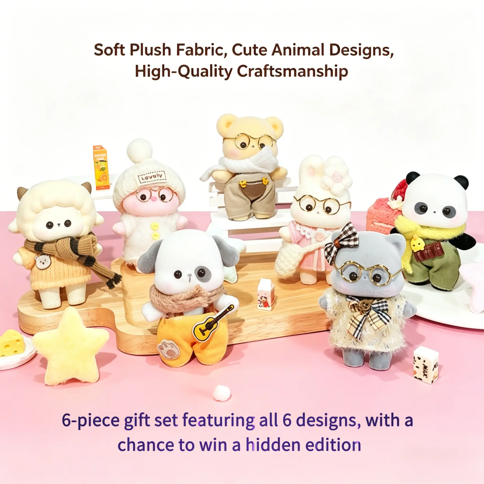 6pcs gift set featuring all 6 designs