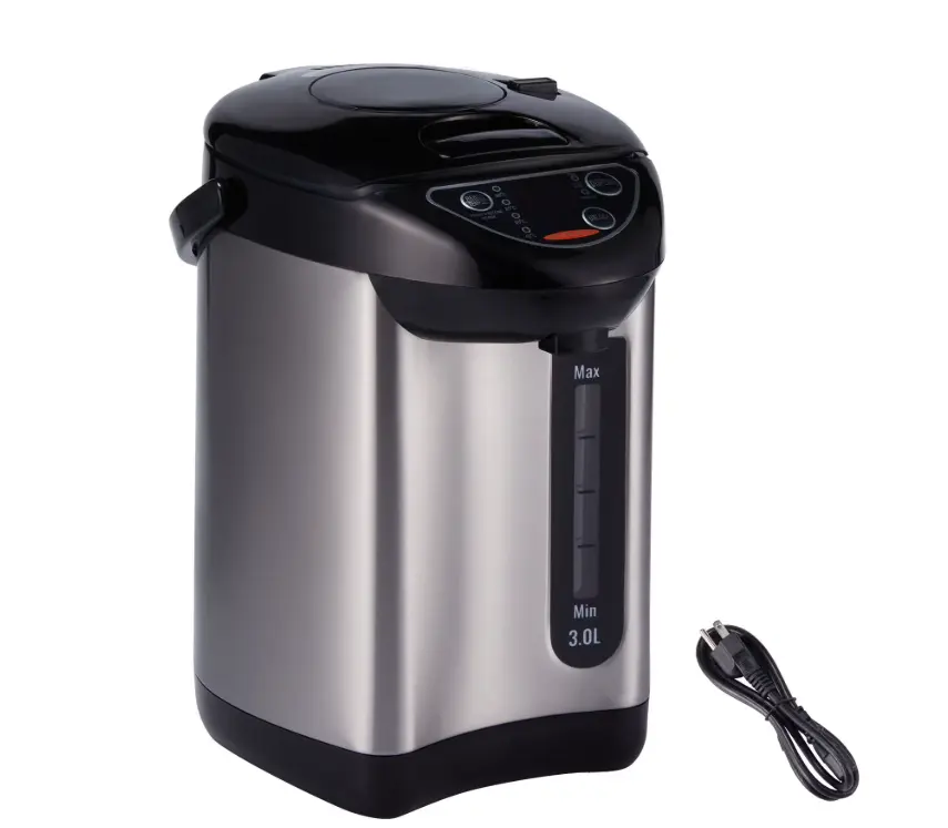 KFFKFF Hot Water Dispenser with Adjustable Temperature Settings, 304 Stainless Steel Countertop Boiler and Warmer, 3-Way Dispensing System for Tea, Coffee, and Baby Formula, 3L/102 oz Capacity