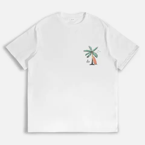 Christian Bible Verse Pattern T Shirt, Beachy Backprint Tops, Trendy Coconut Tree Shirt Unisex Tee Teen Baptism Gift Ocean Inspired Style Womenswear Printed Sweatshirt Love