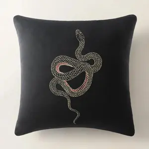 Z Gallerie Snake Pillow&Snake Throw