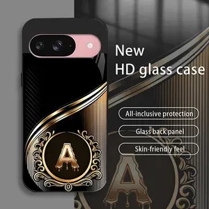Suitable for [Google Pixel 9] Brand New Personalized Acrylic Phone Case with Custom Letters — Ultra-Slim, Drop-Resistant, Scratch-Proof — Light Luxury Business Style — Premium Acrylic Material — Trendy & Stylish 996