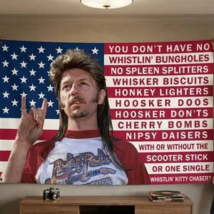 Joe Dirt Flag, 4th of July USA Flag Horizontal single-layer Flag