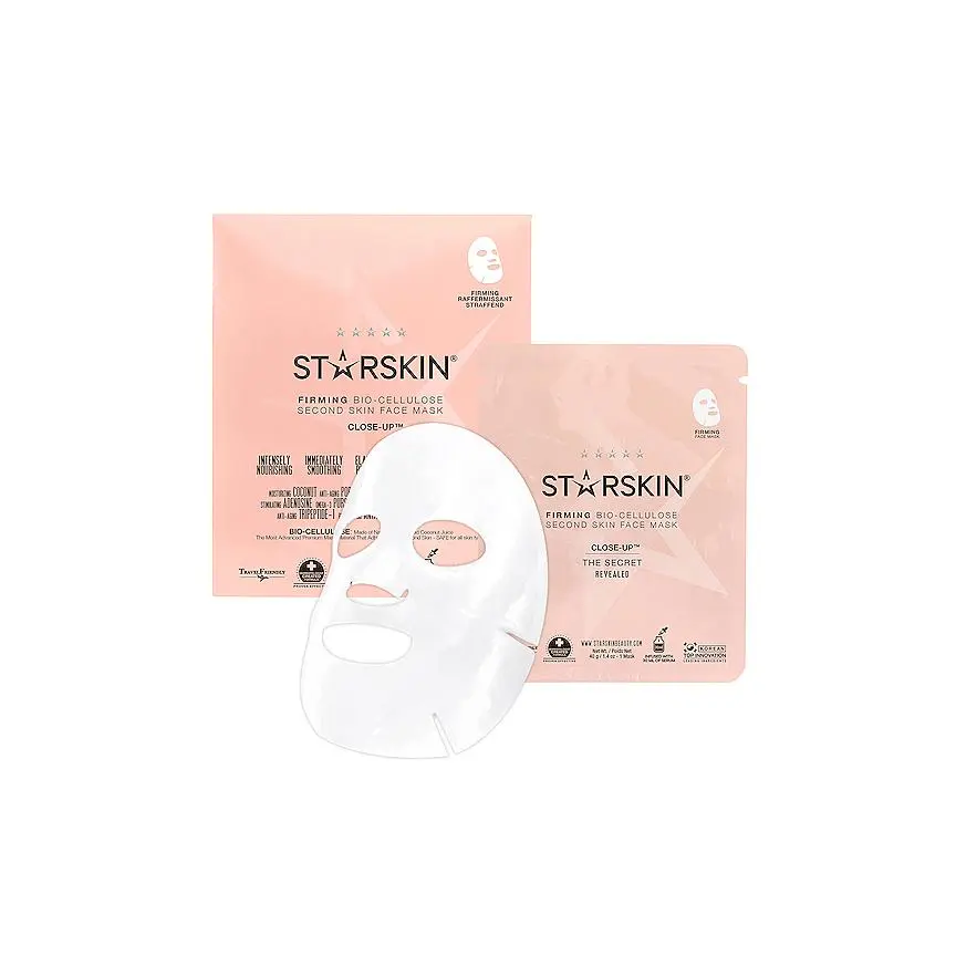STARSKIN Close-Up Firming Bio-Cellulose Second Skin Face Mask
