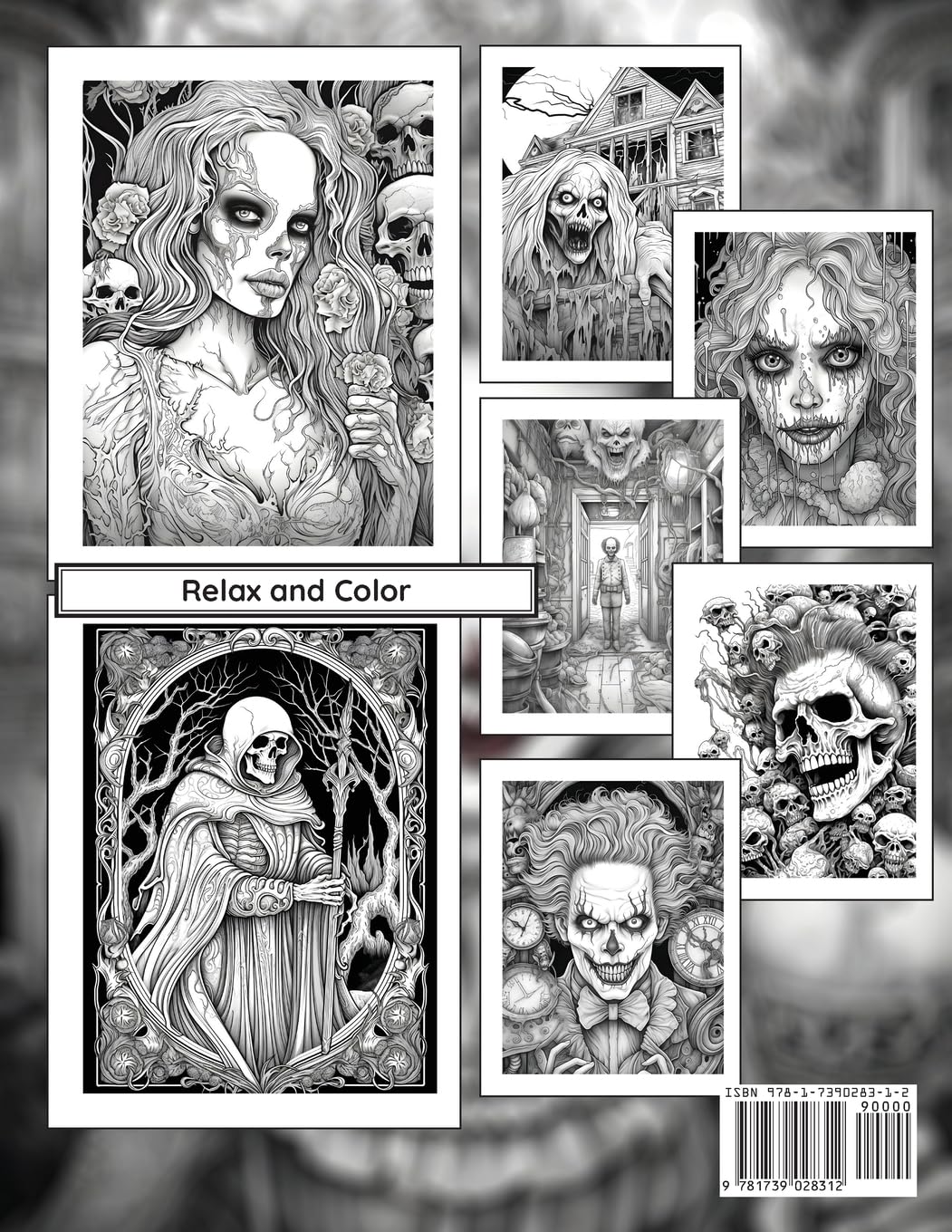 Horror Coloring Book for Adults: A Dark & Scary Halloween Nightmare with 50 Terrifying Pages of Horror Creatures To Color Paperback – June 21, 2023