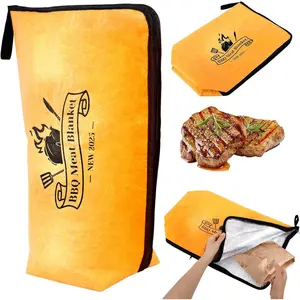BBQ Blanket for Resting Meat - Insulated  Grilling Bag for  Flavorful Meats | Ideal for Brisket, Ribs, Pork &  | Durable, Easy to Clean & Portable(18in