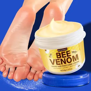 40g Bee Venom Hand and Foot Cream! ROZINO Tightening and Moisturizing Care Cream nourishes hands and feet, solving the problem of dry hands and feet Moisturizing Foot Lotion