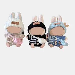 LaBu-bu 3-Piece Knit Outfit Set for Collectible Dolls (No Dolls)