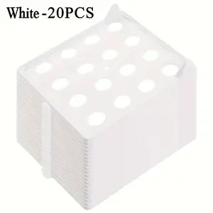 20 Stackable Clothing Storage Boxes, Portable Plastic Shirt & Tee Organizer, Space-Saving Design, Ideal for Closet & Home Organization