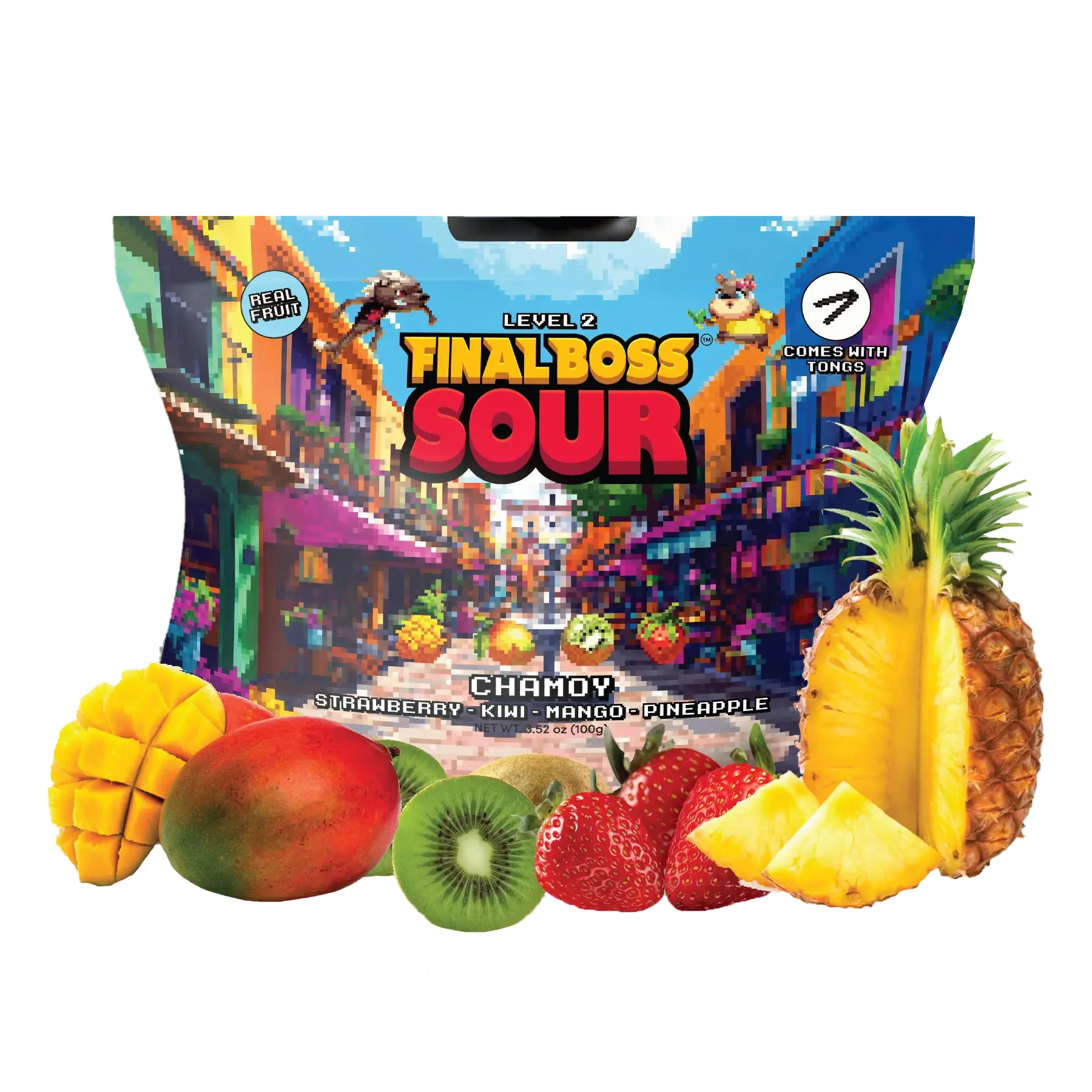 Final Boss Sour - Sour Chamoy + Tajin (Level 2) (1 or 4-Pack)