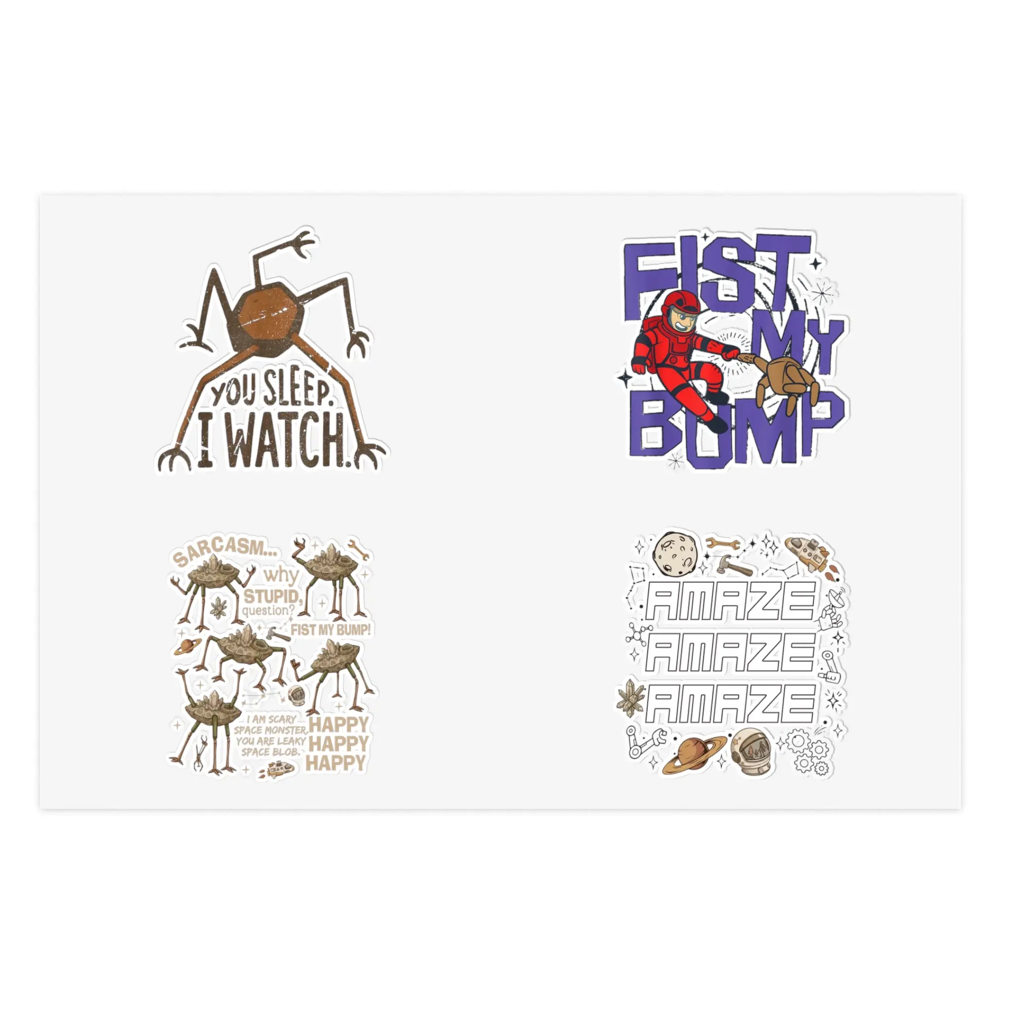 Sassy Space Bestie Sticker Pack