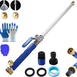 High-Pressure Car Wash Gun, Home Garden Cleaning Tool, Powerful Water Jet Spray, Efficient Vehicle & Outdoor Surface Cleaner
