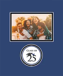 'Class of' Circle Logo Photo Frame