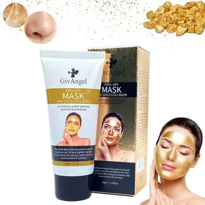 Blackhead removal mask, 24K gold peel-off mask, gold mask, anti-aging, deep cleansing, reduces fine lines and wrinkles, suitable for all skin types