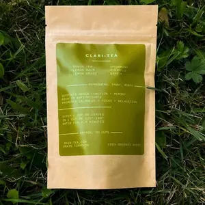 Claritea • Brain-Boosting Herbal Tea, Cognitive Support Beverage for Mental Clarity