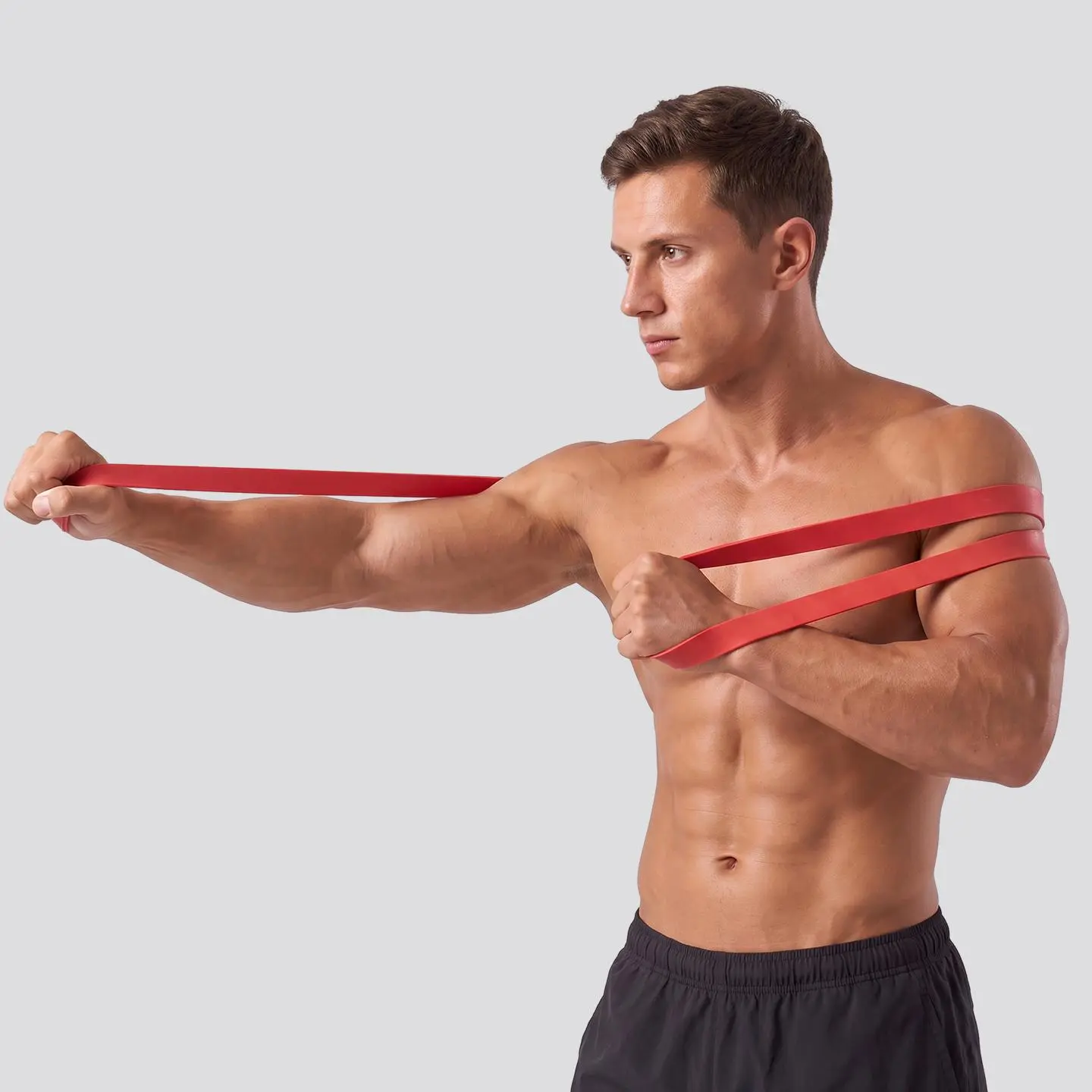 LEXIPRO Resistance Bands men full body for Working Out Elastic Exercise Loop Bands for Physical Therapy Yoga Starter Set of Stretch Bands for Booty Legs Pilates Flexbands