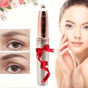 Electric Eyebrow Trimmer, Rechargeable Eyebrow Shaver, Painless Eyebrow Trimming Tool, Facial Hair Removal Tool for Women