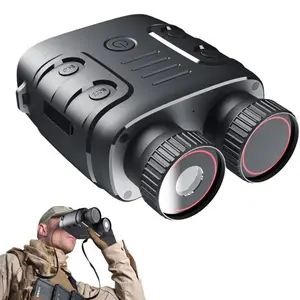 HD Night Vision Binoculars - 5x Digital Zoom & 850M IR Range w/ 2.4" Live View Screen | 128GB Expandable Memory & 20hr Lithium Power for Wildlife, Birding & Backcountry Camping