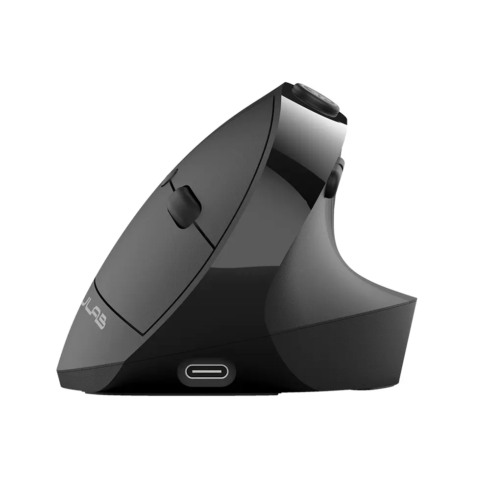 Ergonomic Full-Size JBuds Mouse with 7 Silent Click Buttons