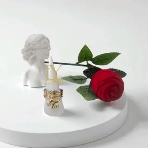 LaYaiBoutique #1466 Three-tone Weekly Elephant Gold Plated High Quality Ring