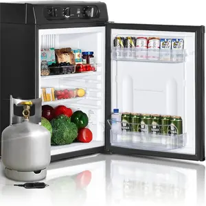 Smad 2.1 cu ft Propane Refrigerator Caravan Gas Fridge RV Campervan Gas-powered