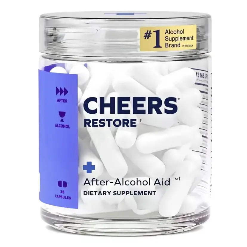 Restore Hangover Relief Vitamin Supplement - Supports Morning After Recovery for Adults