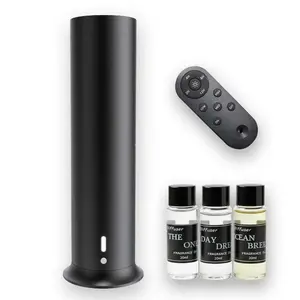 Quiet Operation Diffuser Discovery Kit - Wireless Aromatherapy Machine with 3 Luxury Scents 1000 Sq Ft Coverage Sleep & Relaxation Rechargeable Remote Control Fragrance Aroma Humidifier