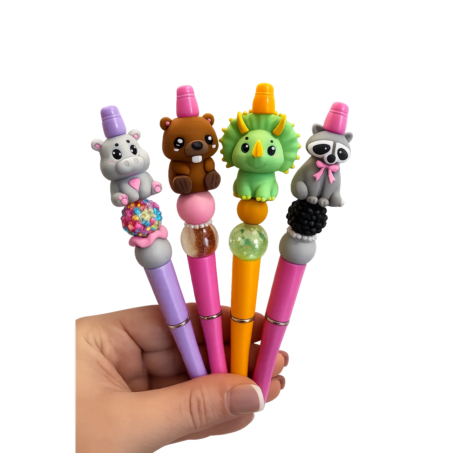 Regular Beaded Pen Claim – TikTok Live- Beaded Pen with Focal Cute Pens Beadable Pen