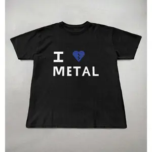 I Love Metal Shirt, Cute shirts, Band shirts, Band tees, indie shirts, Either/or album tee, Elliot Smith graphic tee, Unisex cotton shirt