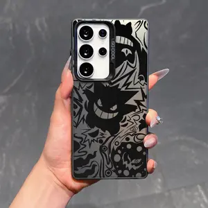 1 Ghost Phone Case, fashionable and creative trendy Samsung Galaxy S/A series phone case, gradient color phone case, suitable for Galaxy S25/S26 phone case, compatible with Galaxy S20-S26, Galaxy A12-A56 phone cases