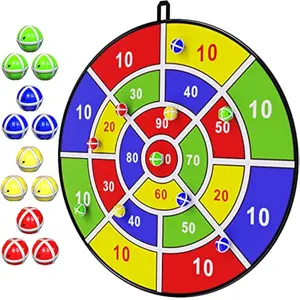29" Large Kids Dart Board, BooTaa Sticky Balls Dart Game Set, Indoor Outdoor Party Toy, Birthday Gift for 3-12 Year Old Boys Girls