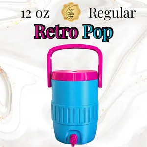 3D Printed Soda Can Holder with Lid, Straw Hole & Handle | Portable 12 oz Can Cooler Koozie