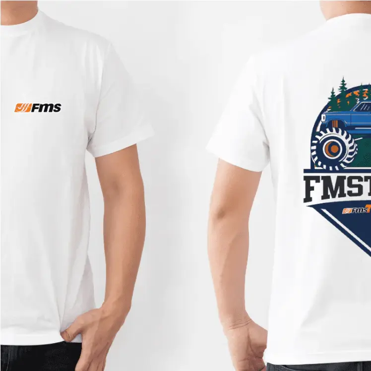 FMS Hobby FMStival Limited Edition Casual Graphic Short-Sleeve T-Shirt for Outdoors and Leisure Wear