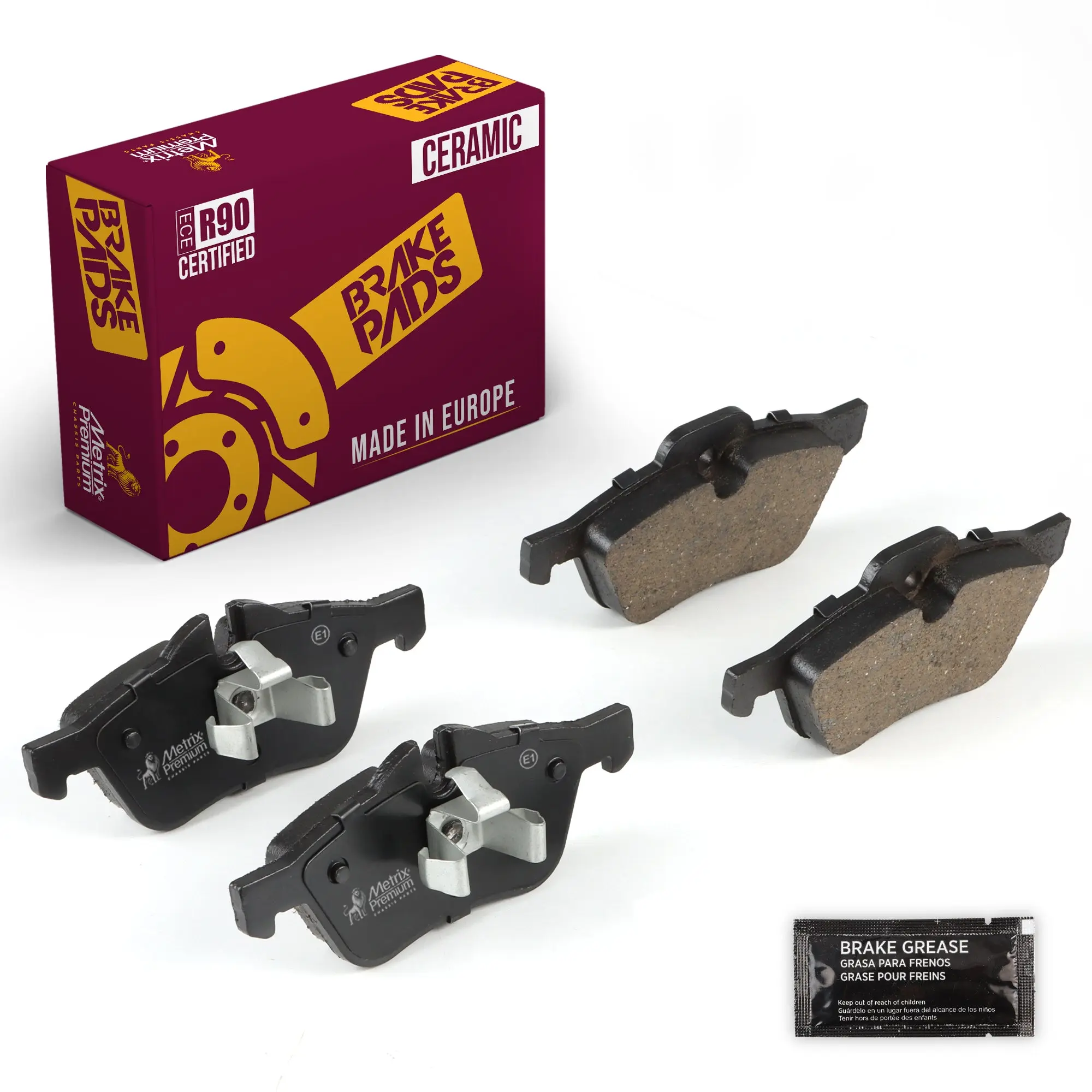 Front Disc Brake Pad Set 93893MC