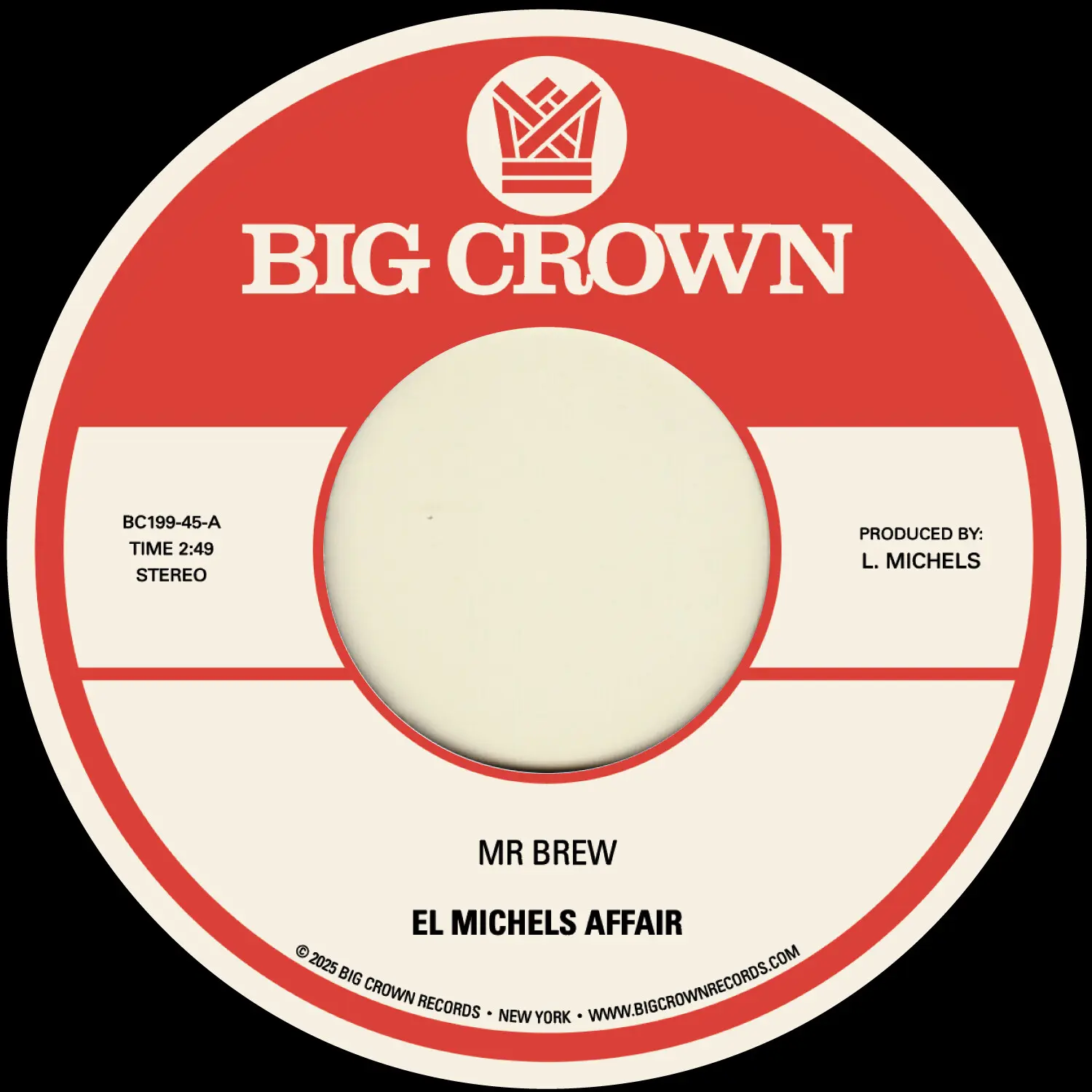 El Michels Affair - Mr. Brew B/W Kodak  [7-INCH SINGLE VINYL RECORD]