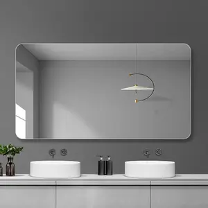 30*40" Bathroom Vanity Mirror, Wall-Mounted Anti-Fog Mirror, Waterproof,  Modern Rectangle Mirror for Bathroom