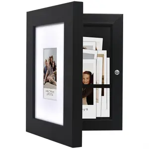Storage Picture Frame | Quick Change Art Display | Front Opening | Internal Storage