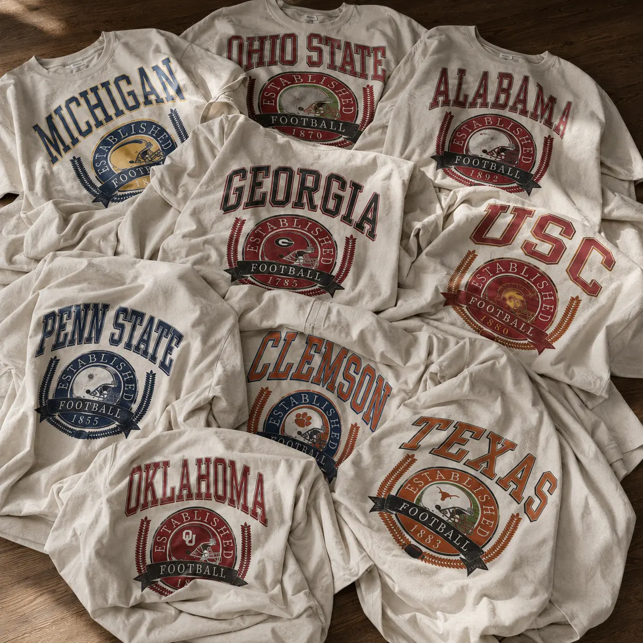 Vintage College Football Sweatshirt, Retro University Crewneck, Distressed Campus Spirit Sweatshirt, Inspired Graphic Sweatshirt, Alumni Fan Gift, Unisex Heavy Blend Pullover
