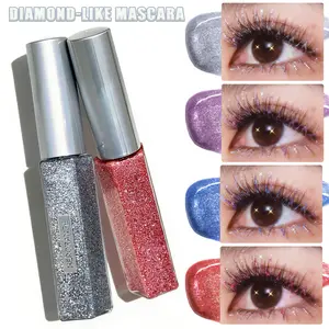 Waterproof Long Lasting Eyeshadow Cream & Mascara Set, Highly Pigmented Shimmer Matte Cream Eyeshadow, Volumizing Lengthening Curling Mascara, Smudge Proof No Flaking, Quick Dry, Natural Eye Makeup for Daily Dating Party!