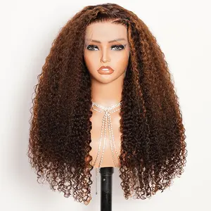 {DC}Megalook Hair New Upgrade 13x6 Three-Go Glueless Wigs Fitted All Pre-Styled Parting Breathable Dome Cap Free Lace Front 100% Human Hair Wig 4P30 Curly Hair 320℉ Heat Resistant