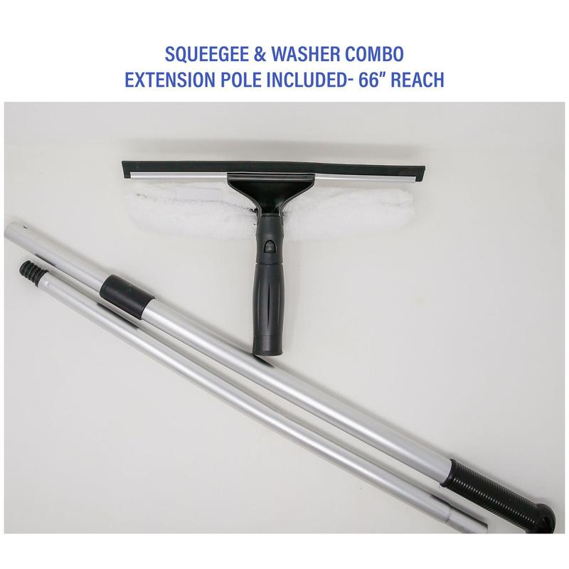 Don Aslett's Combo Squeegee Window Set w/ Extension